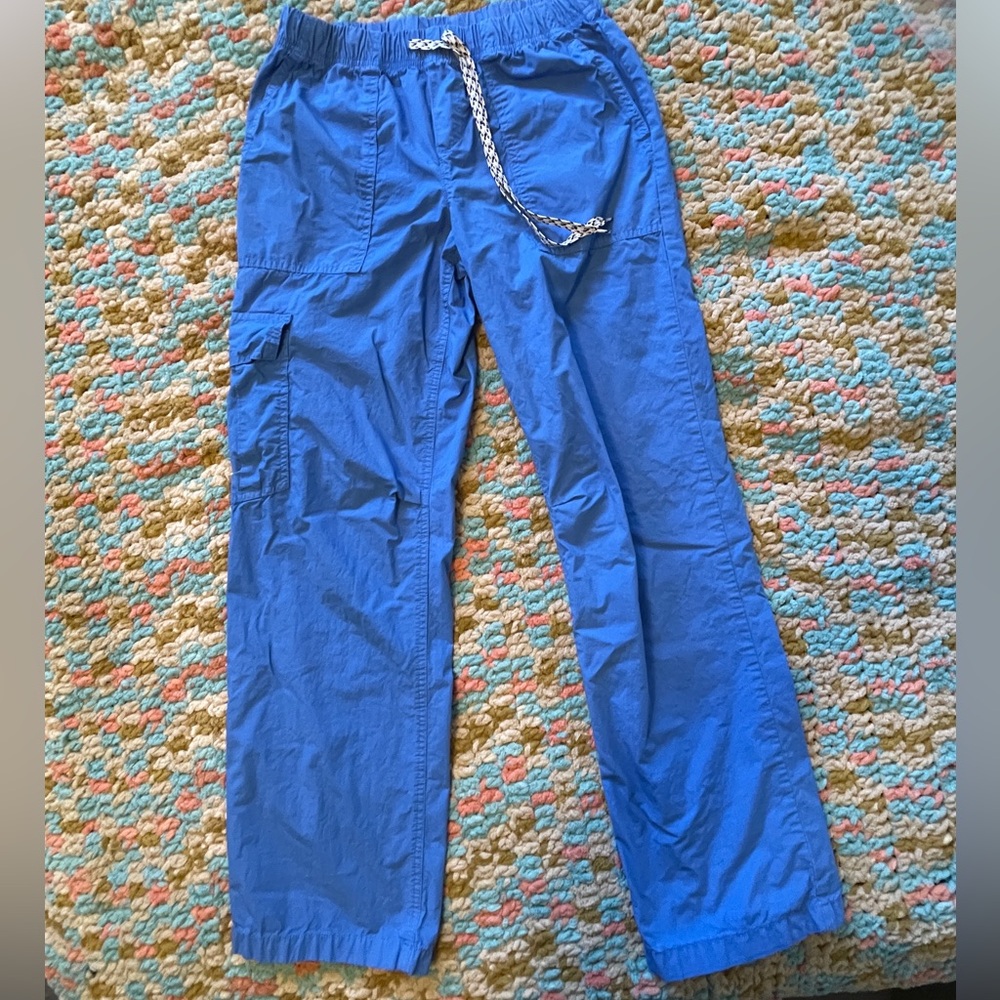 Aerie Baggy Cargo Skater Loose Fit Pants Royal Blue Size XS